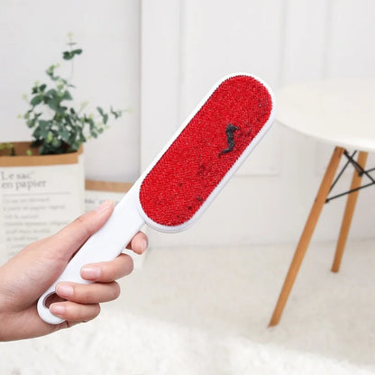 Double Sided Clothes Coat Lint Remover Brush Reusable Anti-Static Sweater Dust Brusher Hairs Cat Dogs Household Cleaning Tool