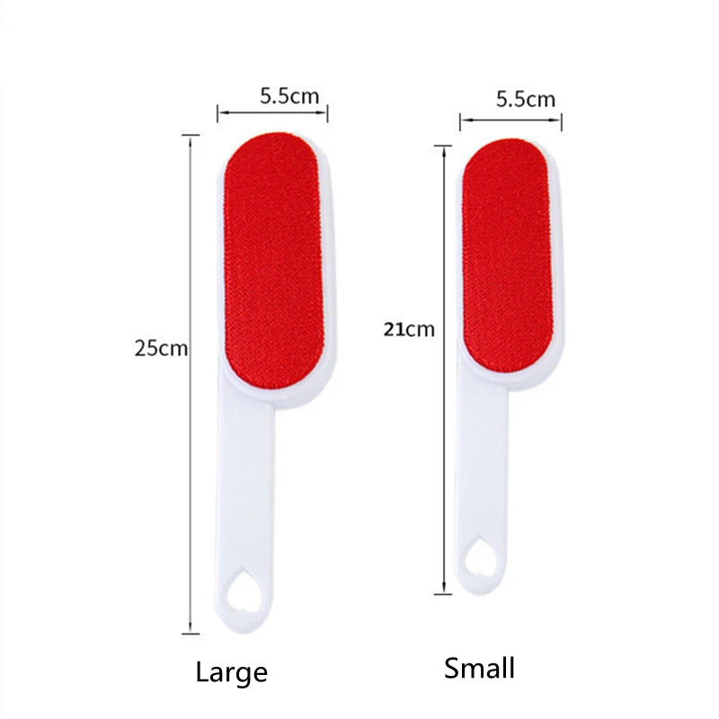 Double Sided Clothes Coat Lint Remover Brush Reusable Anti-Static Sweater Dust Brusher Hairs Cat Dogs Household Cleaning Tool