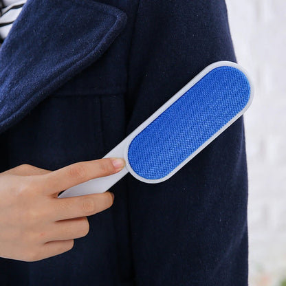 Double Sided Clothes Coat Lint Remover Brush Reusable Anti-Static Sweater Dust Brusher Hairs Cat Dogs Household Cleaning Tool