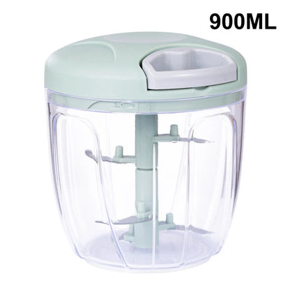 ♥Manual Pull String Food Chopper - Multi-Function Vegetable/Meat/Garlic Mincer, Kitchen Gadgets