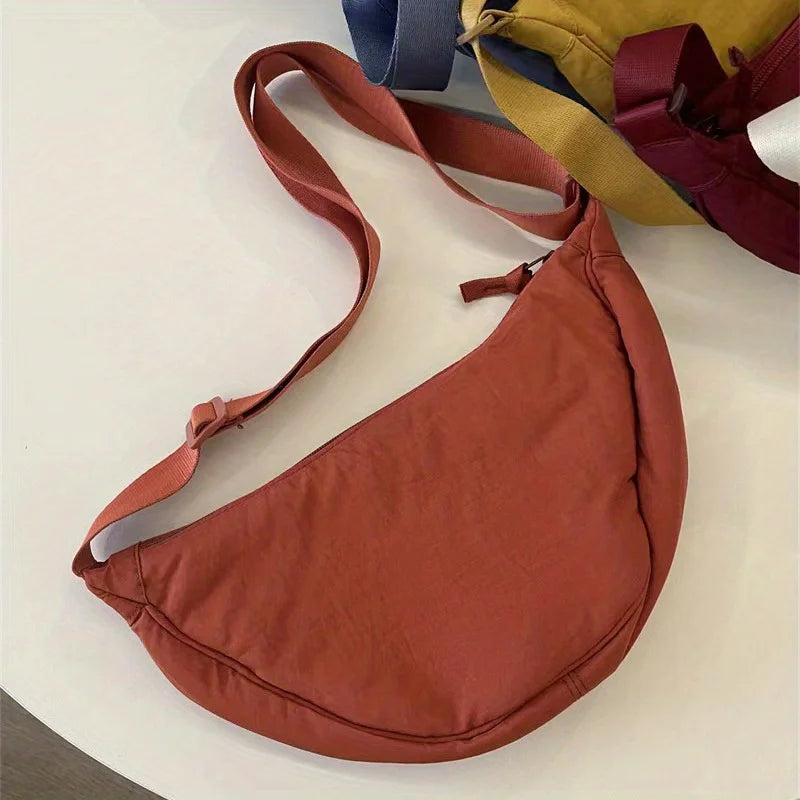 Fashionable Casual New Women's Nylon Crossbody Bag Student Versatile Single Shoulder Bag
