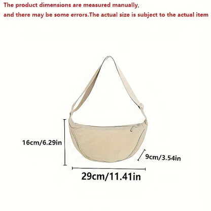 Fashionable Casual New Women's Nylon Crossbody Bag Student Versatile Single Shoulder Bag
