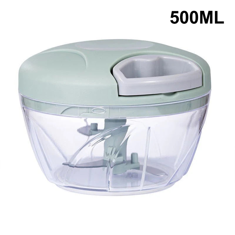 ♥Manual Pull String Food Chopper - Multi-Function Vegetable/Meat/Garlic Mincer, Kitchen Gadgets