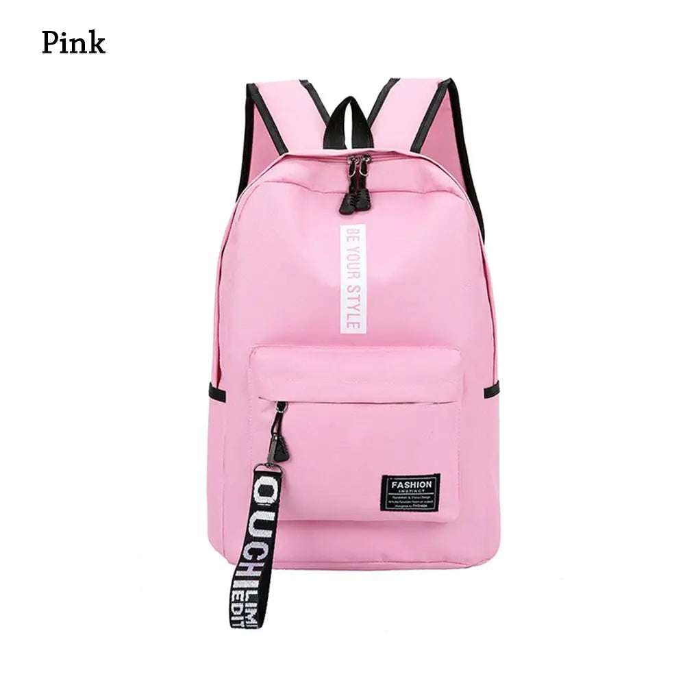 New Female Fashion Teenage High Capacity Waterproof College Backpack Trendy Women Laptop School Bags Cute Girl Travel Book Bag