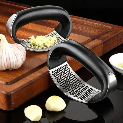 Stainless Steel Garlic Press Manual Garlic Masher Tool Chopping Garlic Tool Vegetable GarlicCrusher Kitchen Accessories Gadget