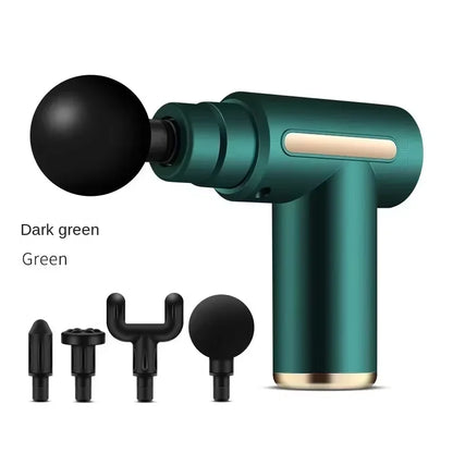 Portable Fascia Gun Vibration Massage Gun For Body Neck Back Deep Muscle Relaxation Fitness Slimming One Head