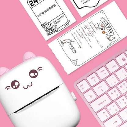 Mini Photo Pocket Printer Portable Ink-free Thermal 57mm Sticker Trans Paper Wireless BT 200dpi Android IOS Printing Machine
