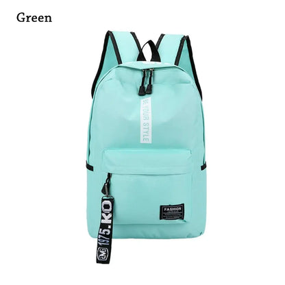 New Female Fashion Teenage High Capacity Waterproof College Backpack Trendy Women Laptop School Bags Cute Girl Travel Book Bag