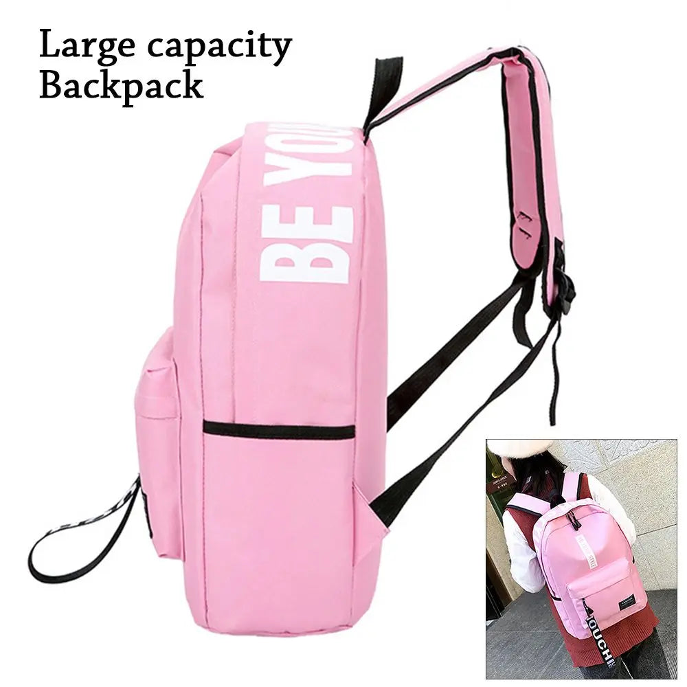 New Female Fashion Teenage High Capacity Waterproof College Backpack Trendy Women Laptop School Bags Cute Girl Travel Book Bag