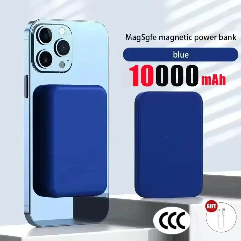 Lenovo 500000mAh Wireless Magnetic Power Bank Portable PD22.5W Fast Charger For Magsafe Auxiliary Battery For Xiaomi iPhone 2026