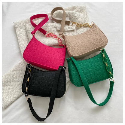 New Popular Retro Gentle Temperament Small Square Bag Shoulder Portable Fashion Leisure Bag.