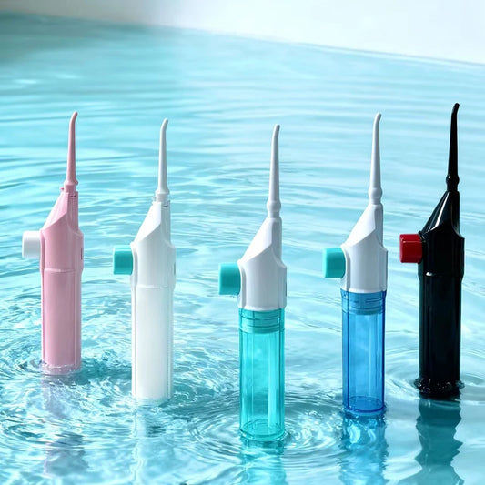 1PC High-Pressure Oral Irrigator Household Water Flosser Manual Oral Irrigator Portable Teeth Clean Water Flosser for Brace