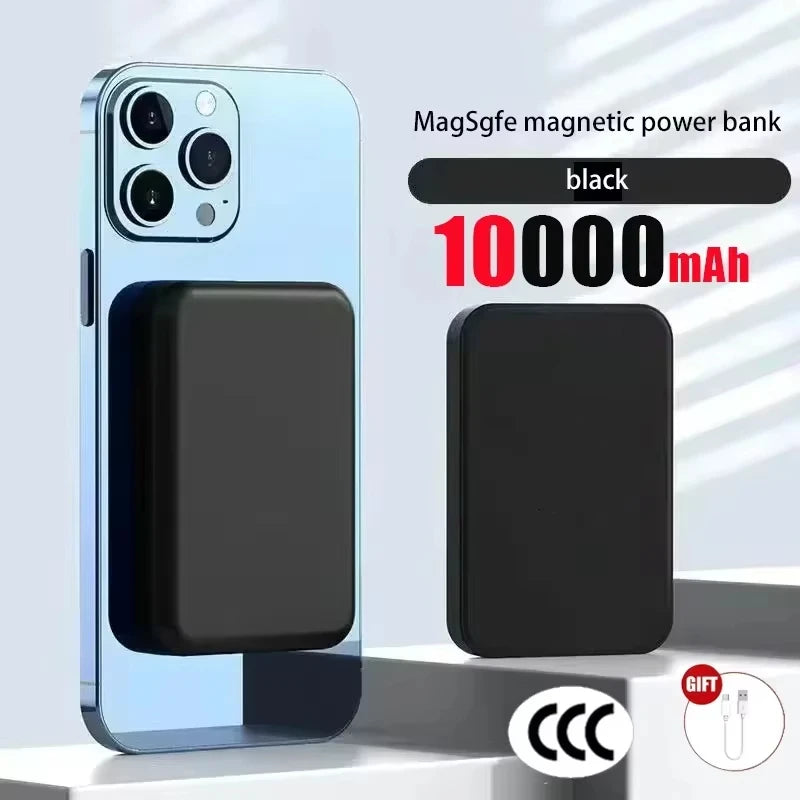 Lenovo 500000mAh Wireless Magnetic Power Bank Portable PD22.5W Fast Charger For Magsafe Auxiliary Battery For Xiaomi iPhone 2026