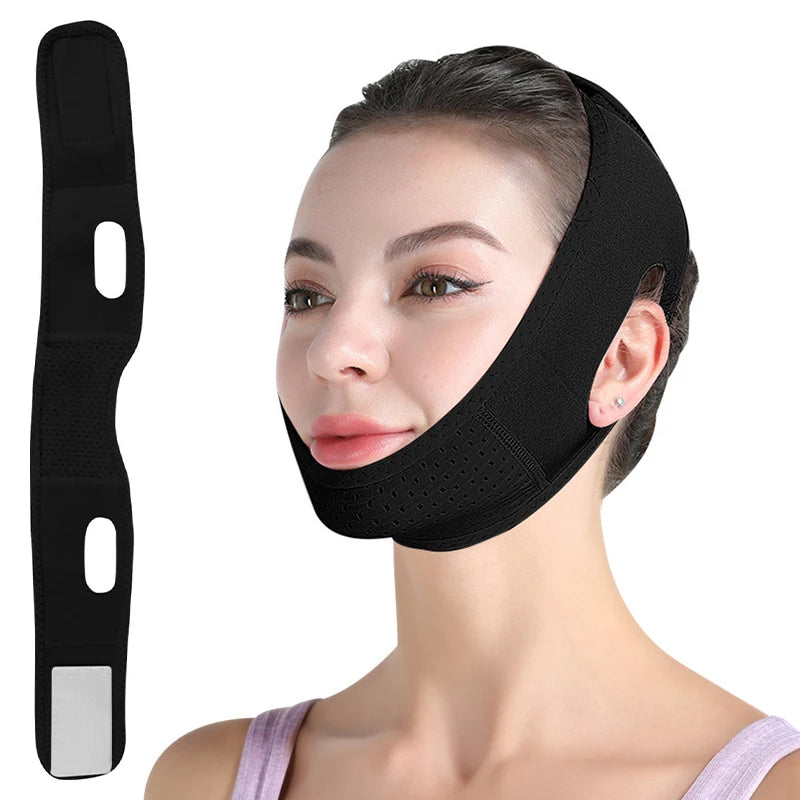 Face Slimming Bandage V Line Face Shaper Women Double Chin Cheek Lift Up Belt Facial Massager Strap Face Beauty Skin Care Tools