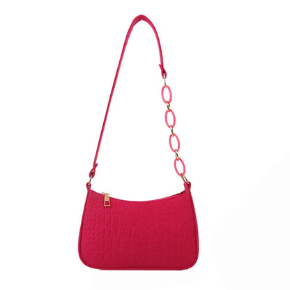 New Popular Retro Gentle Temperament Small Square Bag Shoulder Portable Fashion Leisure Bag.
