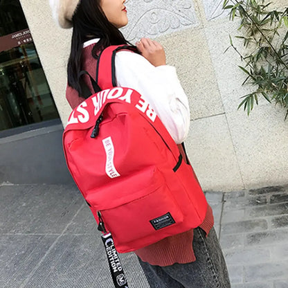 New Female Fashion Teenage High Capacity Waterproof College Backpack Trendy Women Laptop School Bags Cute Girl Travel Book Bag