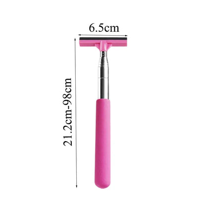 1pc Car Telescopic Rearview Mirror Wiper Squeegee Portable Rainy Glass Window Handheld Wiper Car Side Mirror Cleaning Tool