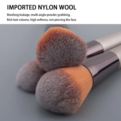 20/40Pcs Makeup Brushes and Sponges Set, Brown Makeup Puff, Beauty Egg, Headband, Wristband Remover Kit, Makeup Tool, Gift,