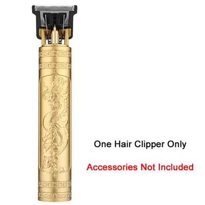 T9 Vintage Hair Trimmer USB Fast Charging Hair Cutting Machine Electric Hair Clipper Portable Shaver Barber Professional Barber