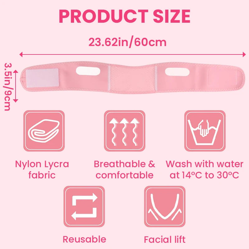 Face Slimming Bandage V Line Face Shaper Women Double Chin Cheek Lift Up Belt Facial Massager Strap Face Beauty Skin Care Tools
