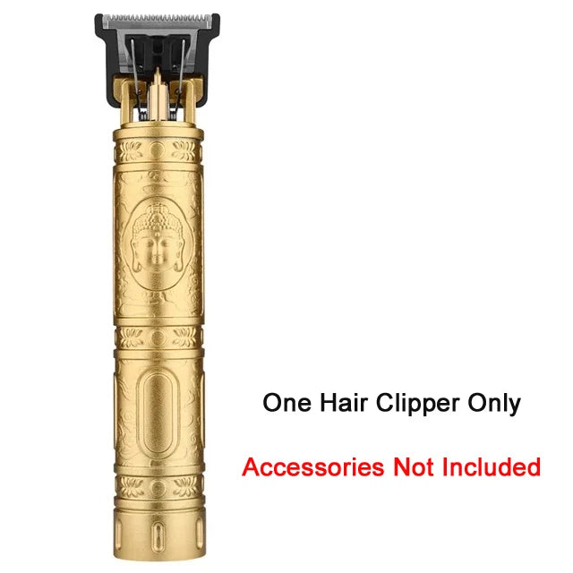 T9 Vintage Hair Trimmer USB Fast Charging Hair Cutting Machine Electric Hair Clipper Portable Shaver Barber Professional Barber