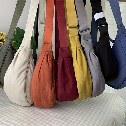 Fashionable Casual New Women's Nylon Crossbody Bag Student Versatile Single Shoulder Bag