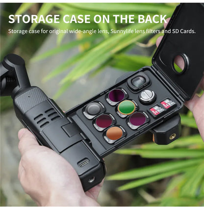 For DJI Osmo Pocket 3 Phone Expansion Holder Handheld Bracket for DJI Pocket 3/4 Handle Adapter Camera Accessories