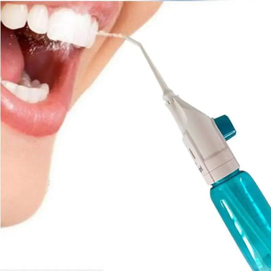 1PC High-Pressure Oral Irrigator Household Water Flosser Manual Oral Irrigator Portable Teeth Clean Water Flosser for Brace