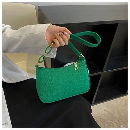 New Popular Retro Gentle Temperament Small Square Bag Shoulder Portable Fashion Leisure Bag.