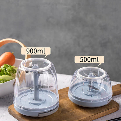 ♥Manual Pull String Food Chopper - Multi-Function Vegetable/Meat/Garlic Mincer, Kitchen Gadgets