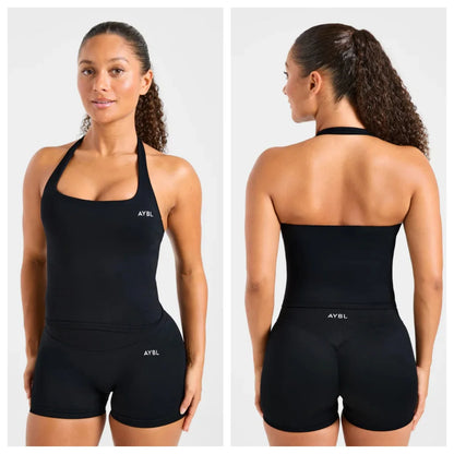 Yoga Shorts Women Sports Yoga Vest Running Gym Top Fitness Workout Shorts High Elastic Yoga Set Gym Seamless Workout Sports Bra