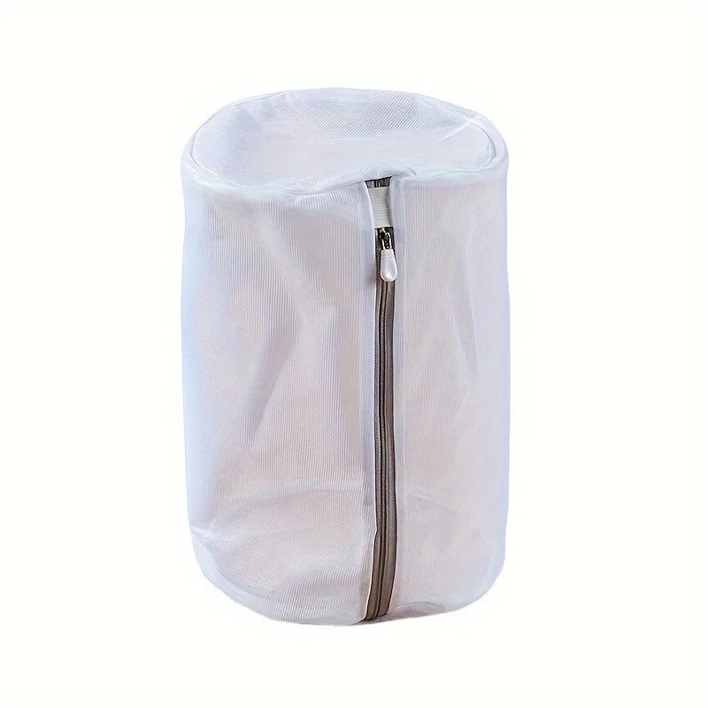 2PCS Multi-functional Laundry Mesh Bag with Zipper, for Sneakers Running Shoes Socks Bras, Household Wash Bag for Washer Dryer