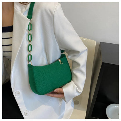 New Popular Retro Gentle Temperament Small Square Bag Shoulder Portable Fashion Leisure Bag.