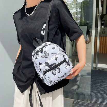 Ins Leopard Backpack Women Funny Animal Design School Bags for Teenage Girls Daily Travel Small Rucksack Preppy Style Knapsacks