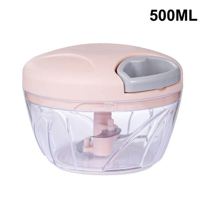 ♥Manual Pull String Food Chopper - Multi-Function Vegetable/Meat/Garlic Mincer, Kitchen Gadgets