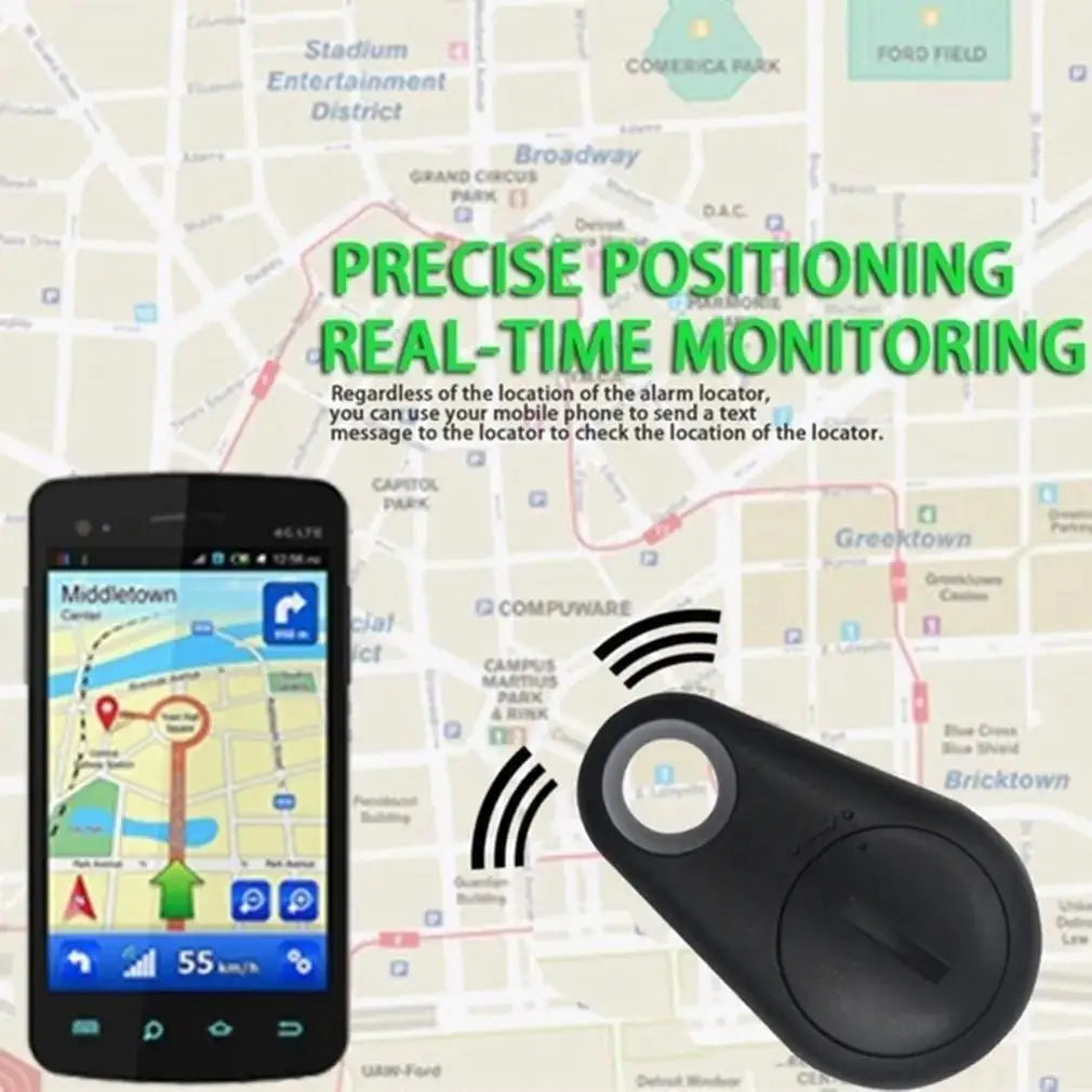 1/5Pcs Mini GPS Tracker Bidirectional Alarm Keychain Finder Phone Anti Theft Reminder Locator Accessories Smart Anti Loss Device