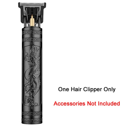 T9 Vintage Hair Trimmer USB Fast Charging Hair Cutting Machine Electric Hair Clipper Portable Shaver Barber Professional Barber