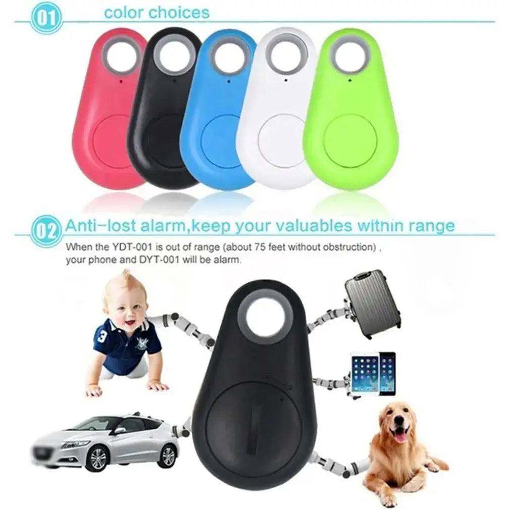 1/5Pcs Mini GPS Tracker Bidirectional Alarm Keychain Finder Phone Anti Theft Reminder Locator Accessories Smart Anti Loss Device