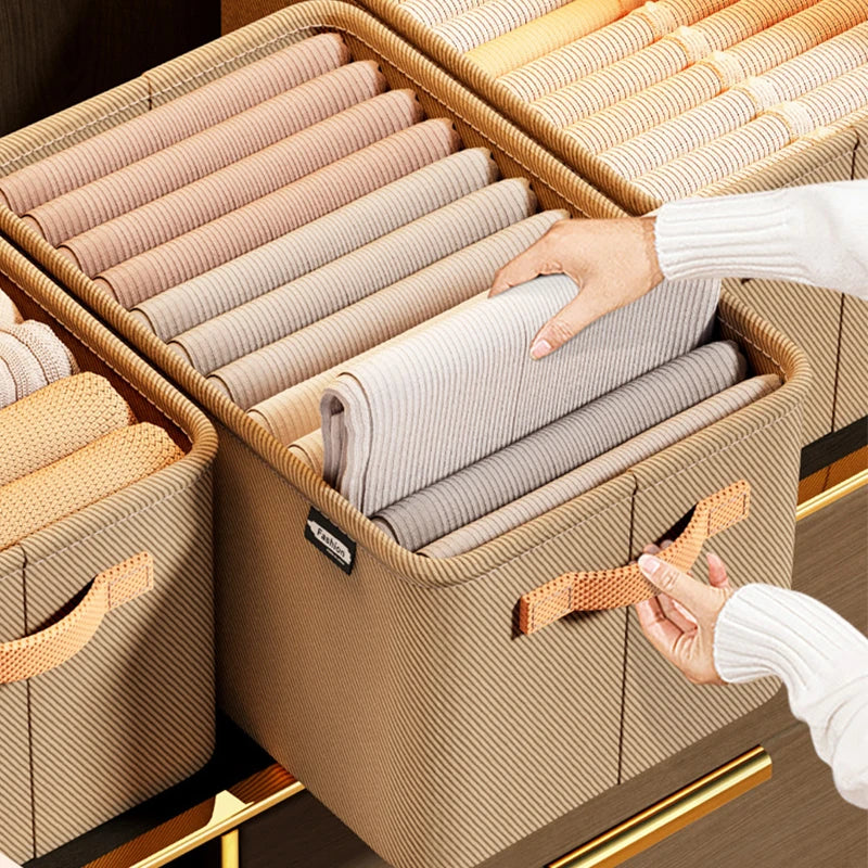 1/2/3PCS Collapsible Clothing Organizer Closet Clothes Pants Storage Organizer Closet Organizer Drawer Organizer Toy Storage