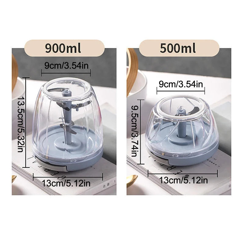 ♥Manual Pull String Food Chopper - Multi-Function Vegetable/Meat/Garlic Mincer, Kitchen Gadgets