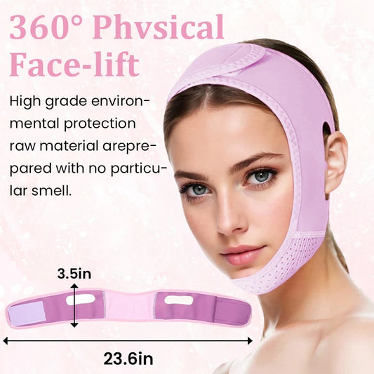 Face Slimming Bandage V Line Face Shaper Women Double Chin Cheek Lift Up Belt Facial Massager Strap Face Beauty Skin Care Tools