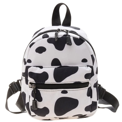 Ins Leopard Backpack Women Funny Animal Design School Bags for Teenage Girls Daily Travel Small Rucksack Preppy Style Knapsacks