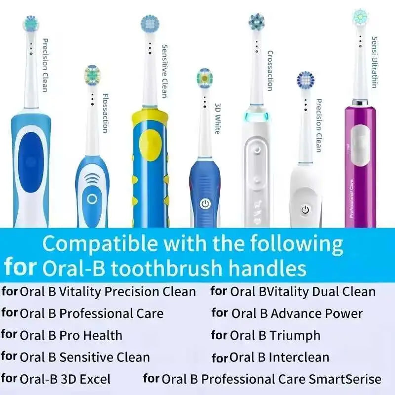 Replacement Heads For Oral B Braun Electric Toothbrush 16pcs/Pack Replacement Brush Heads For 1000/2000/3000/5000 Adults Kids