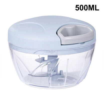 ♥Manual Pull String Food Chopper - Multi-Function Vegetable/Meat/Garlic Mincer, Kitchen Gadgets