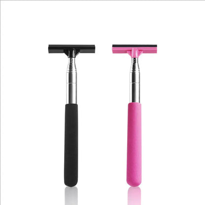 1pc Car Telescopic Rearview Mirror Wiper Squeegee Portable Rainy Glass Window Handheld Wiper Car Side Mirror Cleaning Tool
