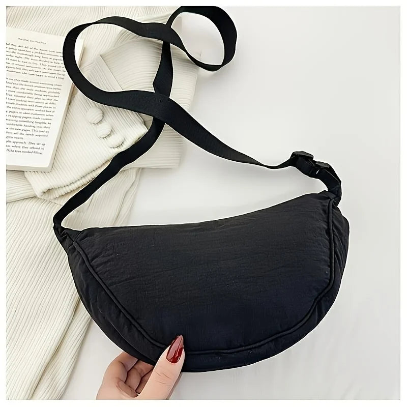 Fashionable Casual New Women's Nylon Crossbody Bag Student Versatile Single Shoulder Bag