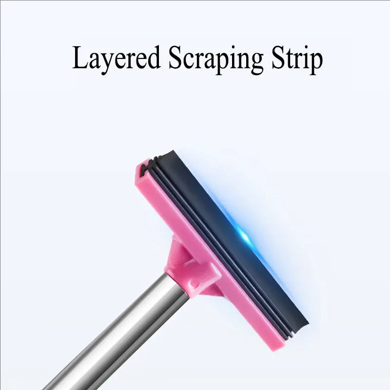 1pc Car Telescopic Rearview Mirror Wiper Squeegee Portable Rainy Glass Window Handheld Wiper Car Side Mirror Cleaning Tool