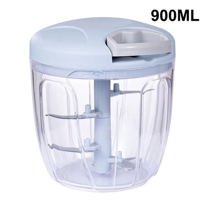 ♥Manual Pull String Food Chopper - Multi-Function Vegetable/Meat/Garlic Mincer, Kitchen Gadgets