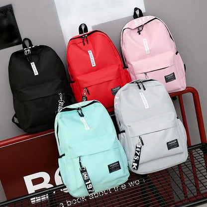 New Female Fashion Teenage High Capacity Waterproof College Backpack Trendy Women Laptop School Bags Cute Girl Travel Book Bag